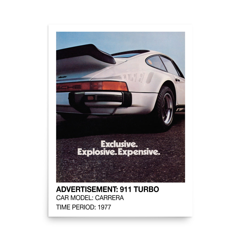 '911 TURBO' PRINT (1977)