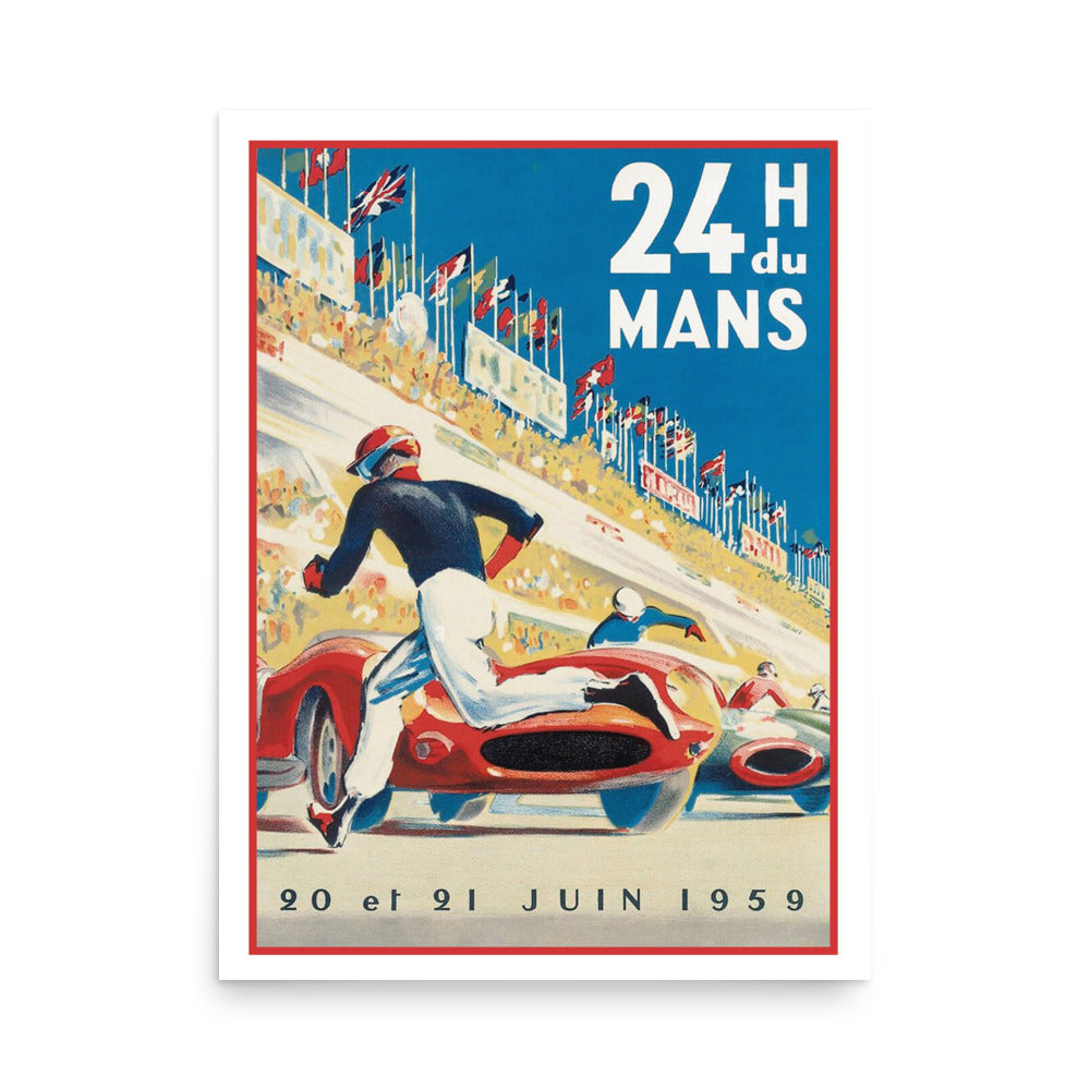 Shop 1962 Le Mans 24 Hours Original Vintage Poster Shop 1962 Le Mans 24 Hours Original Vintage Poster